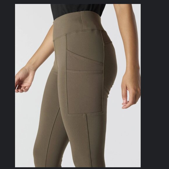 XL (16-18) - CARHARTT - Force Fitted Lightweight Utility Leggings Olive NEW - Picture 2 of 14